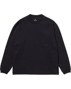 Snow Peak Og Mercerized Long Sleeve T-Shirt - Blue