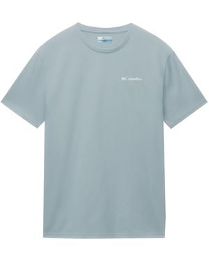 Columbia Basic Small Chest Logo T-Shirt - Blue