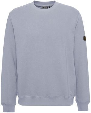 Barbour Outline Badge Sweatshirt - Blue