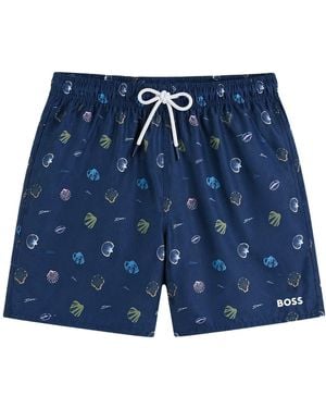 BOSS Sunfish Swim Shorts - Blue