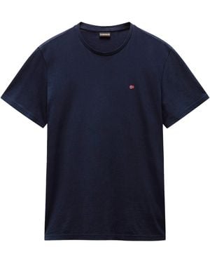 Napapijri Salis Flag T-Shirt - Blue