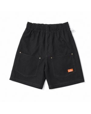 Cookman Front Pocket Chef Pant Shorts - Black