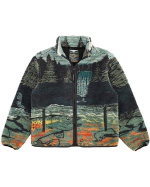 Pendleton Jacquard Sherpa Fleece - Green