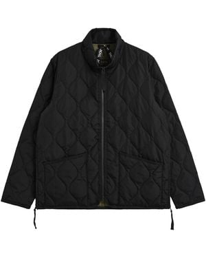 Taion Military High Neck Zip Down Jacket - Black