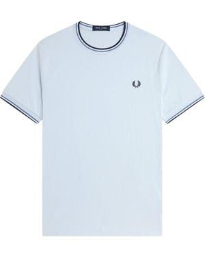 Fred Perry Twin Tipped T-Shirt - Blue