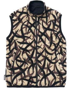 Gramicci Reversible Fleece Vest - Black