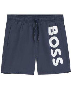 BOSS Octopus Swim Shorts - Blue