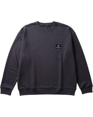 Snow Peak Nsd Square Logo Pullover - Blue