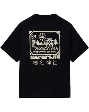 Napapijri S-Teza Puff Print T-Shirt - Black