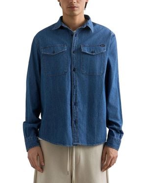 Replay Classic Western Denim Shirt - Blue