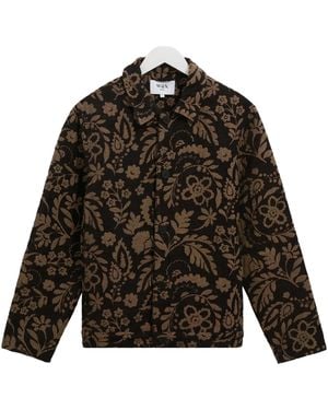 Wax London Iggy Chenille Jacquard Jacket - Black