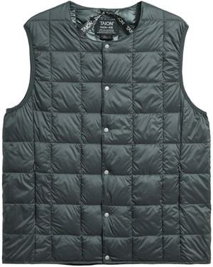Taion Original Crew Neck Down Vest - Grey
