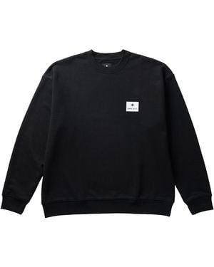 Snow Peak Nsd Square Logo Pullover - Black