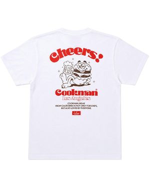 Cookman Cheers Burger T-Shirt - White