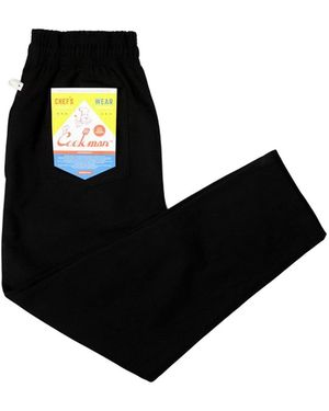 Cookman Duck Canvas Chef Trousers - Black