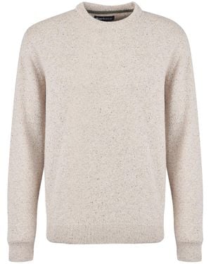 Barbour Tisbury Crew Jumper - White
