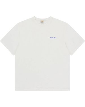 KAPPY DESIGN Slub Cotton T-Shirt - White
