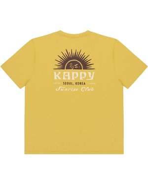 KAPPY DESIGN Sunny Wink T-Shirt - Yellow