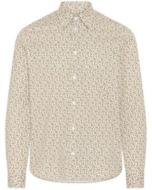 Casual Friday Levin Floral Print Shirt - White