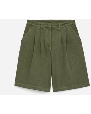 ARKET Pleated Shorts - Green