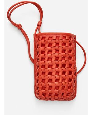 ARKET Handytasche Aus Leder - Schwarz