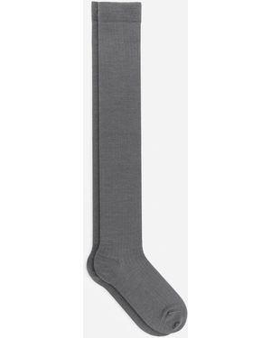 ARKET Overknee-Wollsocken - Weiß
