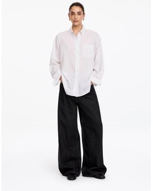 ARKET Cedar Oversized Wide Jeans - White