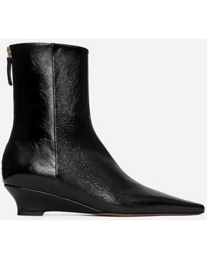 ARKET Wedge Ankle Boots - Black