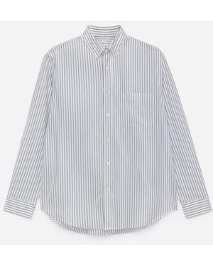 ARKET Relaxed Poplin Shirt - Grey