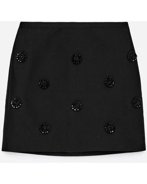 ARKET Embellished Mini Skirt - Black