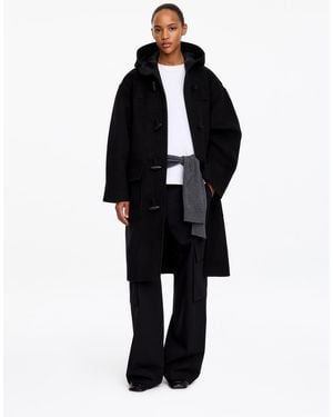 ARKET Dufflecoat Aus Wollmischung - Schwarz