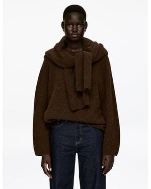 ARKET Alpaca-Wool Blend Jumper - Brown