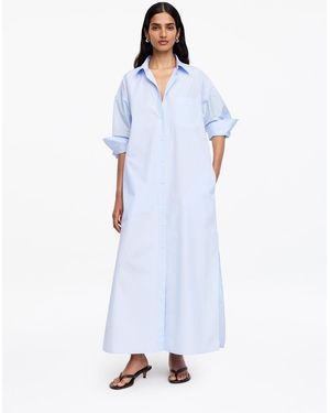 ARKET Cotton Shirt Dress - Blue