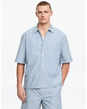ARKET Poplin Pyjama Shirt - Blue