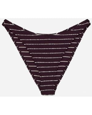 ARKET Textured Bikini Bottoms - Purple