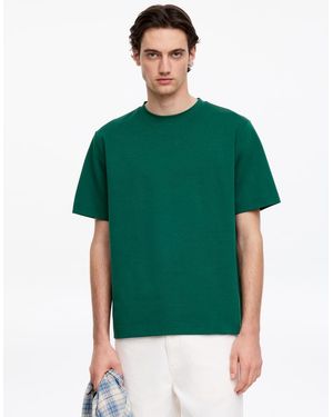 ARKET Boxy Interlock T-Shirt - Green