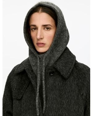 ARKET Alpaca-Wool Blend Hood - Black