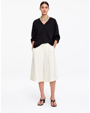 ARKET Elegante Leinenshorts - Schwarz