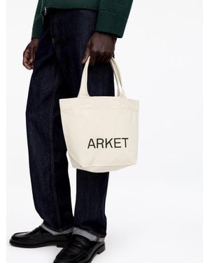 ARKET Canvas Mini Tote - Black