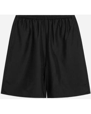ARKET Seidenshorts - Schwarz