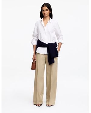 ARKET Low-Waist Chino Trousers - White