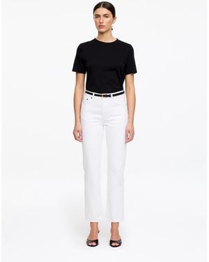 ARKET Jade Cropped Slim Jeans - White