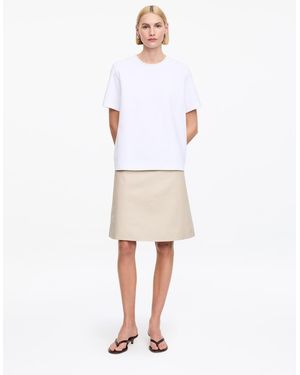 ARKET Leather Skirt - White