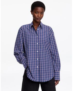 ARKET Relaxed-Fit Poplin Shirt - Blue