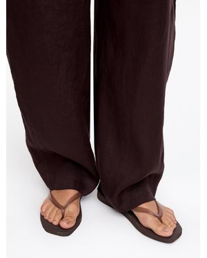 ARKET Sleepers Tapered Flip Flops - Brown