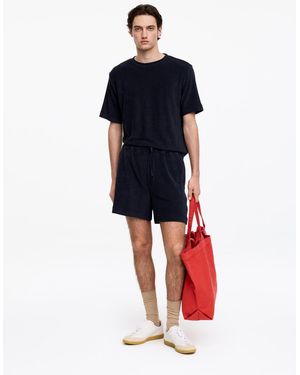 ARKET Cotton Towelling Shorts - Red