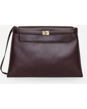 ARKET Leather Shoulder Bag - Purple
