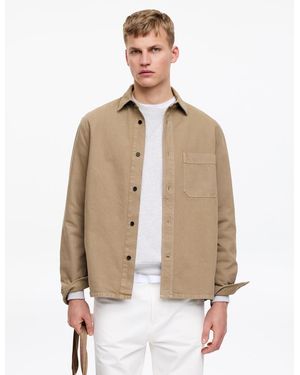 ARKET Cotton Overshirt - Natural