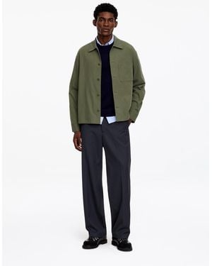 ARKET Cotton Overshirt - Green