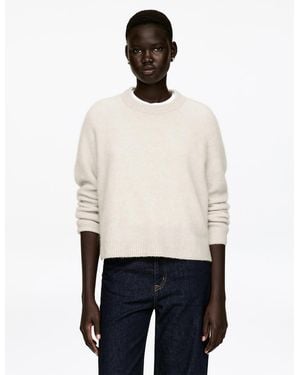 ARKET Alpaca-Wool Blend Jumper - White